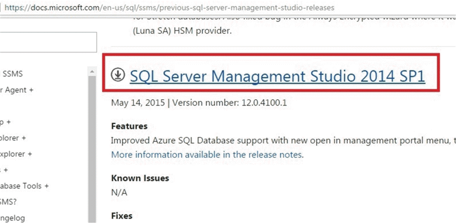 download and install sql server management studio 2014