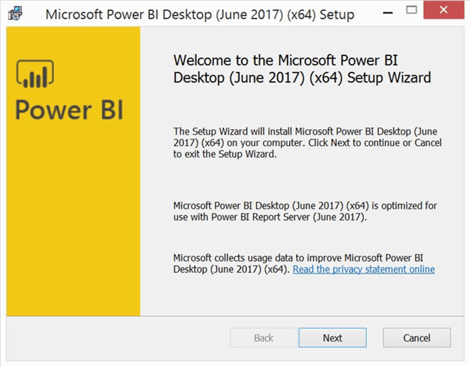 Install and configure Power BI Report Server and Power BI Desktop
