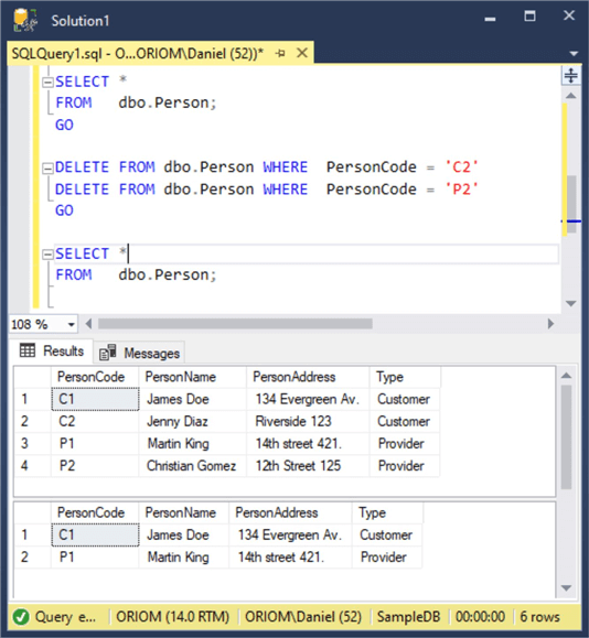 SQL Server Trigger Instead Of Delete